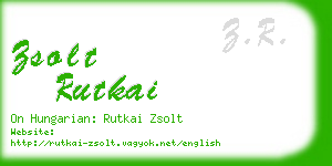 zsolt rutkai business card